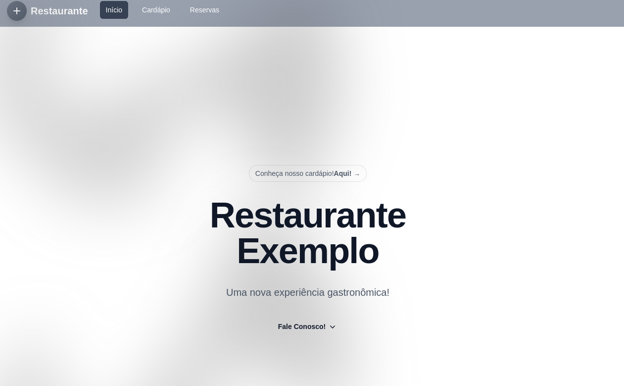 Restaurant Tailwind Template - Modern restaurant website with Tailwind CSS